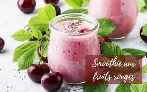 Recette de smoothie aux fruits rouges