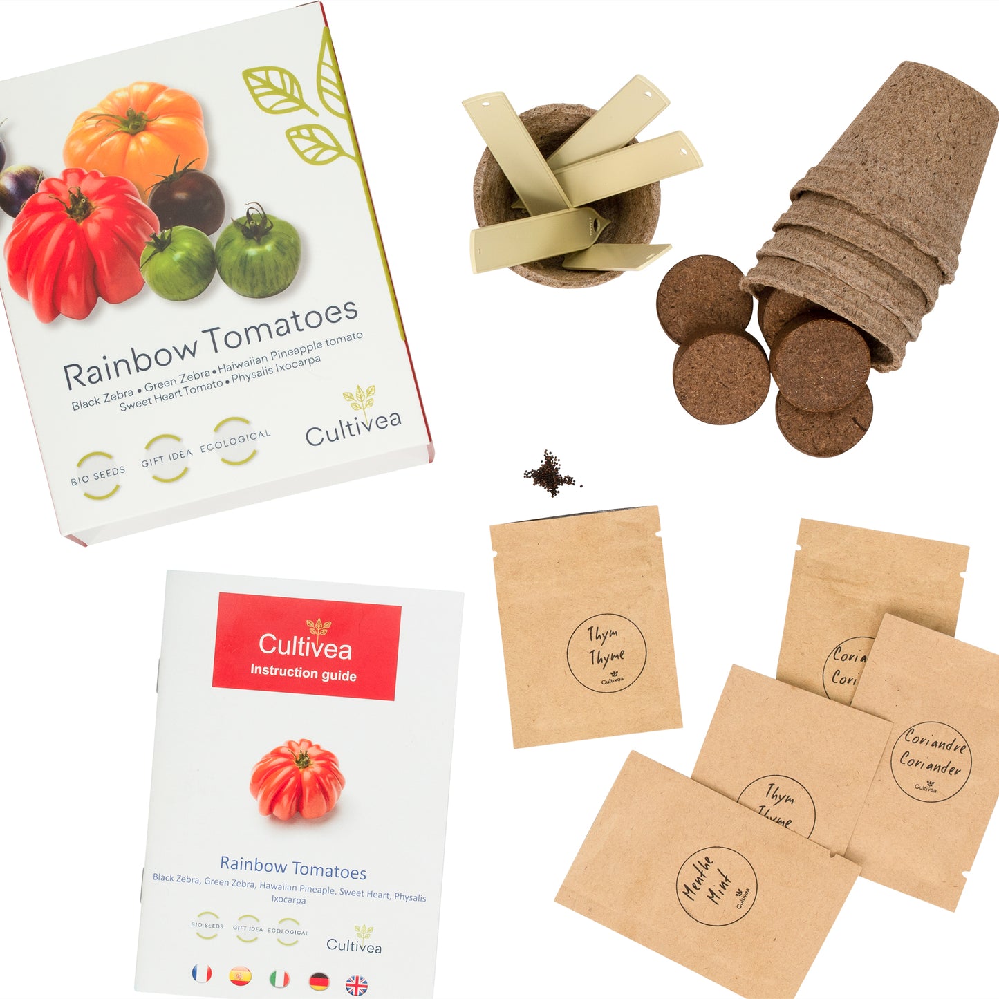 Mini Kit Tomates Arc-en-ciel BIO*