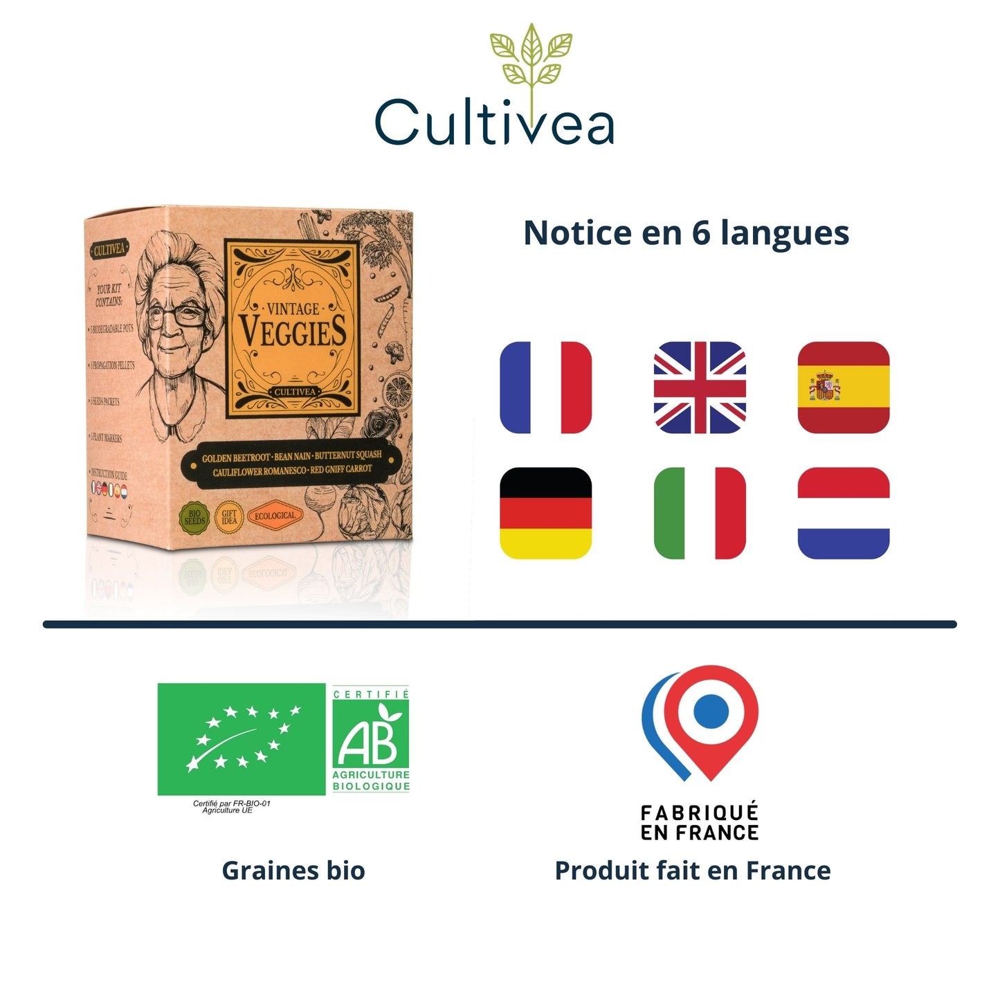 Mini Kit Légumes Vintage BIO*