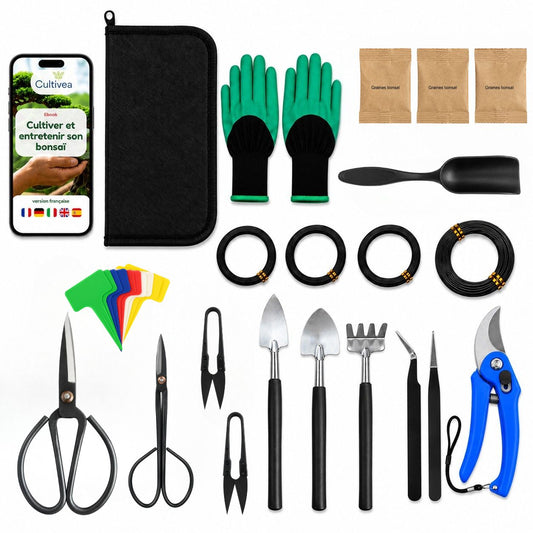 Malette 32 outils pour bonsai