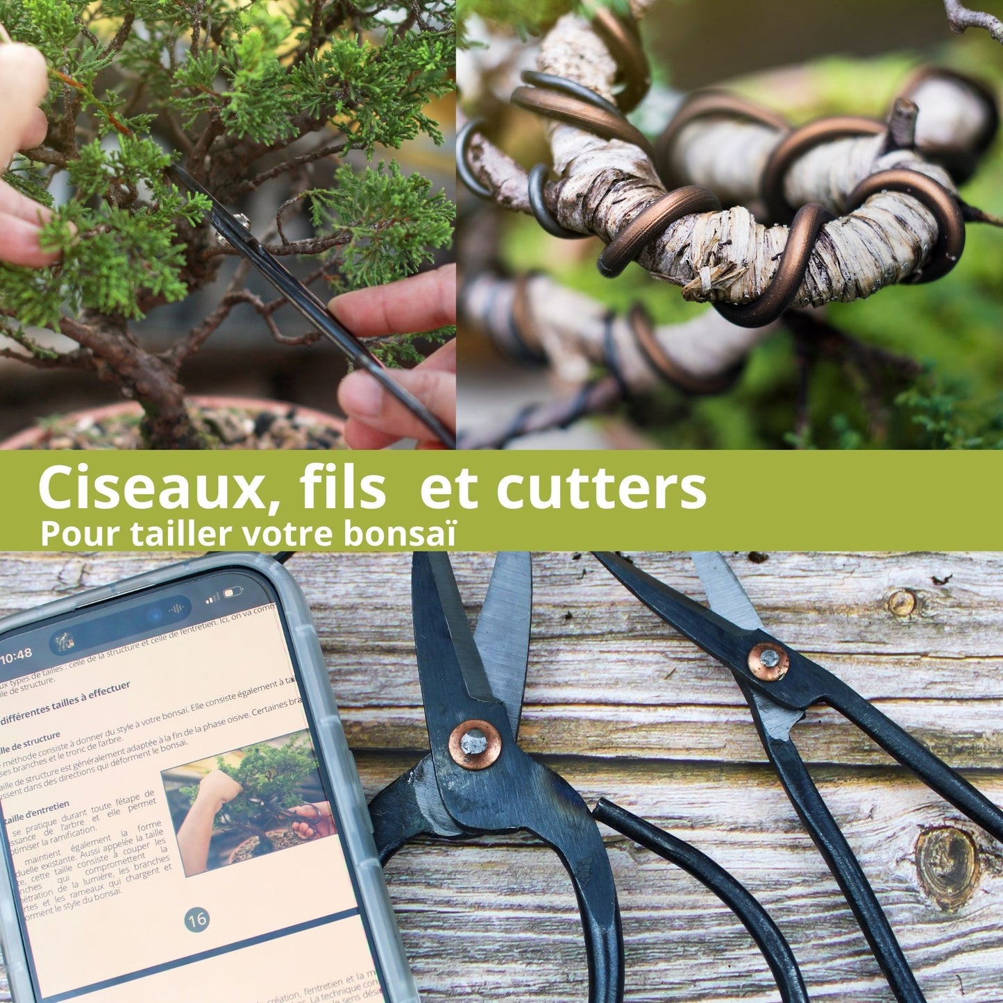 Malette 32 outils pour bonsai