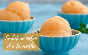 Recette de sorbet au melon et à la menthe