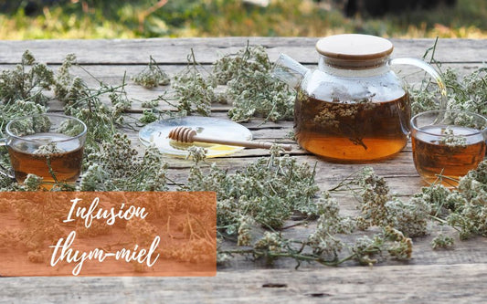 Infusion miel thym : une panacée contre la toux
