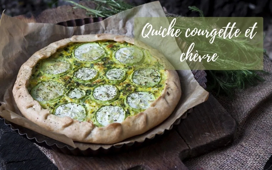 Quiche courgette et chèvre