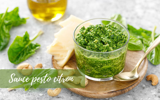 Comment faire de la sauce pesto basilic citron ?