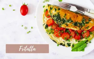 Recette de frittata au bacon, épinards et tomates