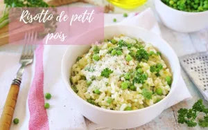 Recette de risotto petit pois