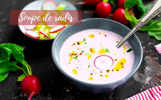 Soupe froide de radis