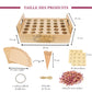 Boîte de 60 cônes craft avec pétales confettis de rose séchée naturelles
