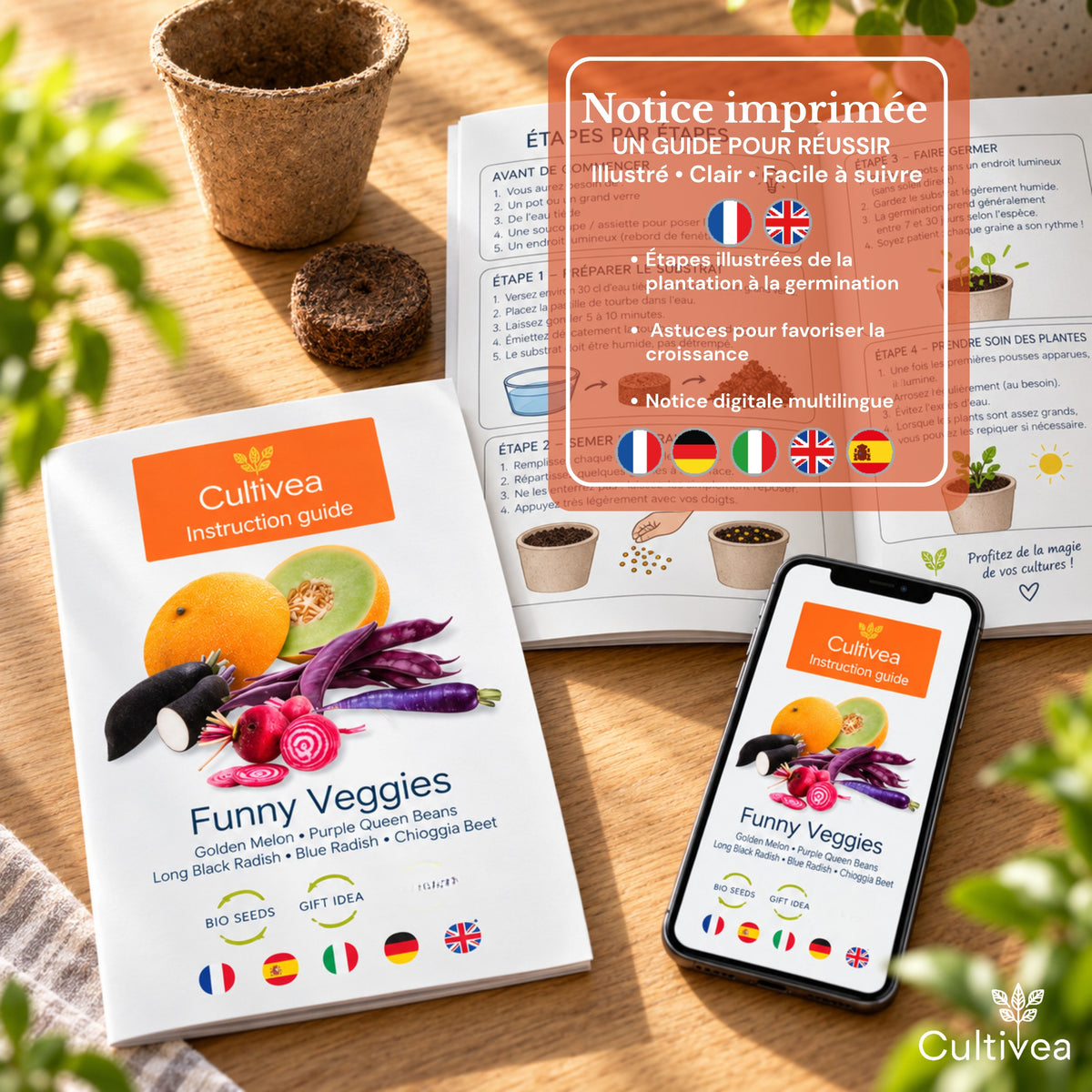 Mini Kit Légumes Insolites BIO*