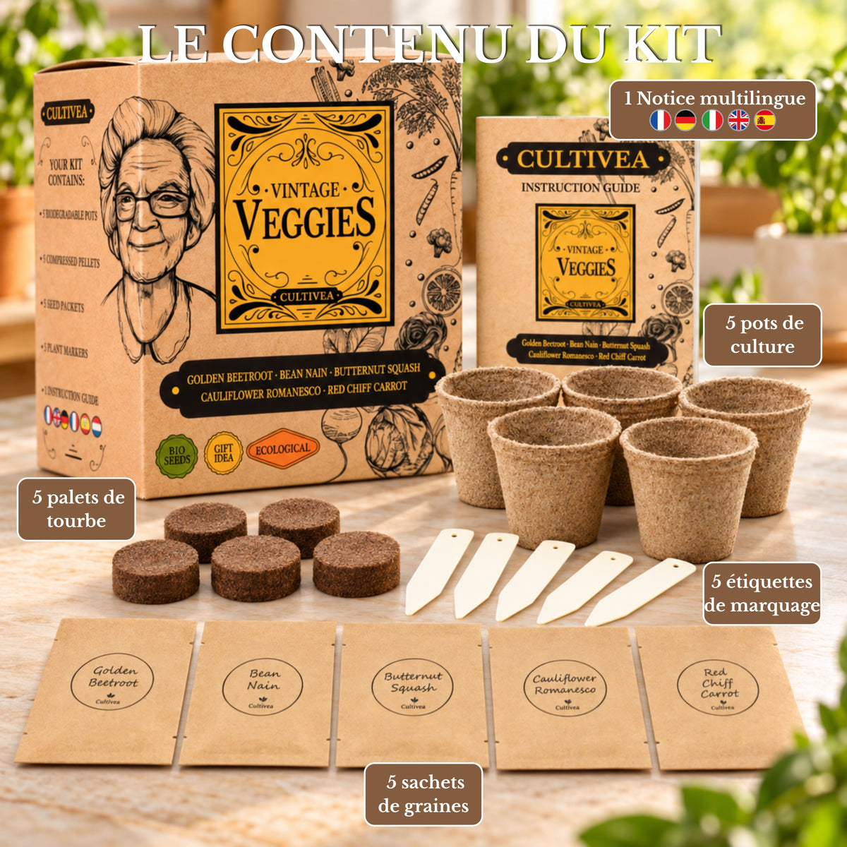 Mini Kit Ortaggi Vintage BIO*