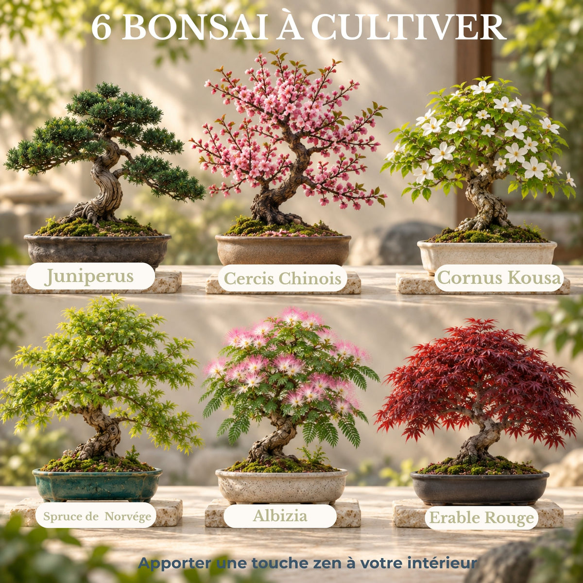 Mini-Set Zen-Bonsai 