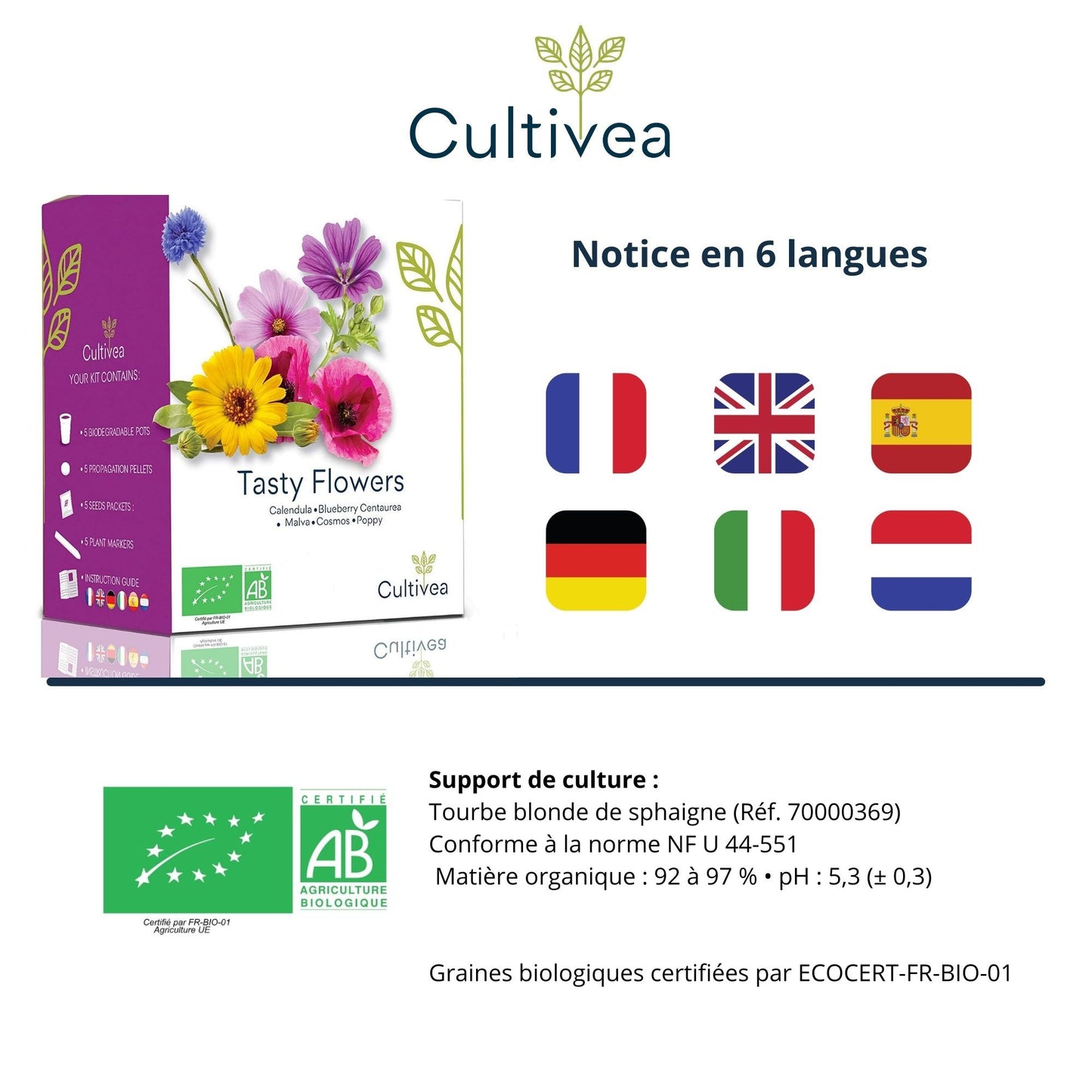 BIO Mini-Set Essbare Blüten* 🌸