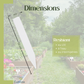 Lot de 100 Étiquettes Jardin Potager + Marqueur – Étiquettes Plantes Extérieur en Plastique Blanc 10x2cm